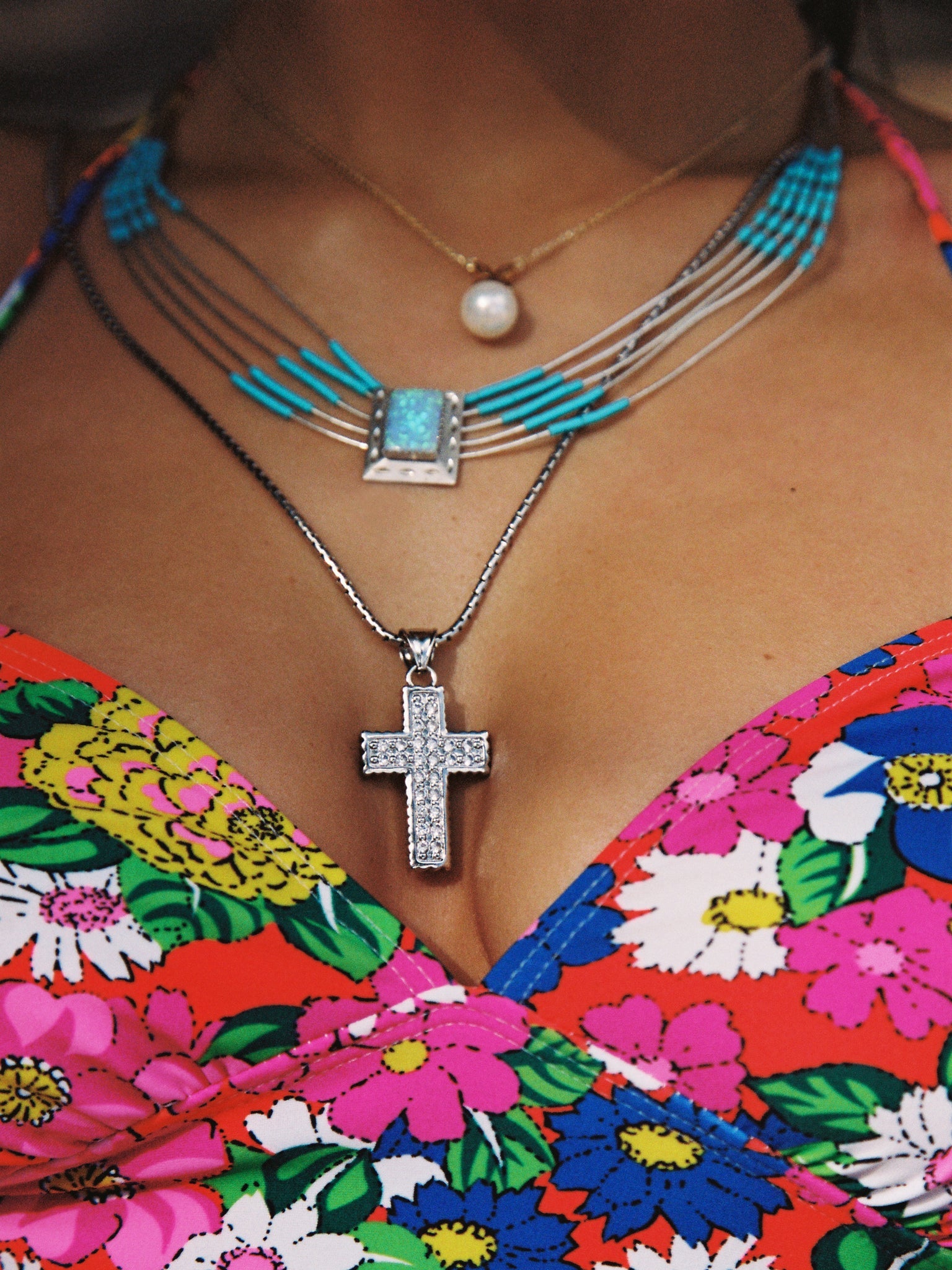 The Mariah Cross Necklace