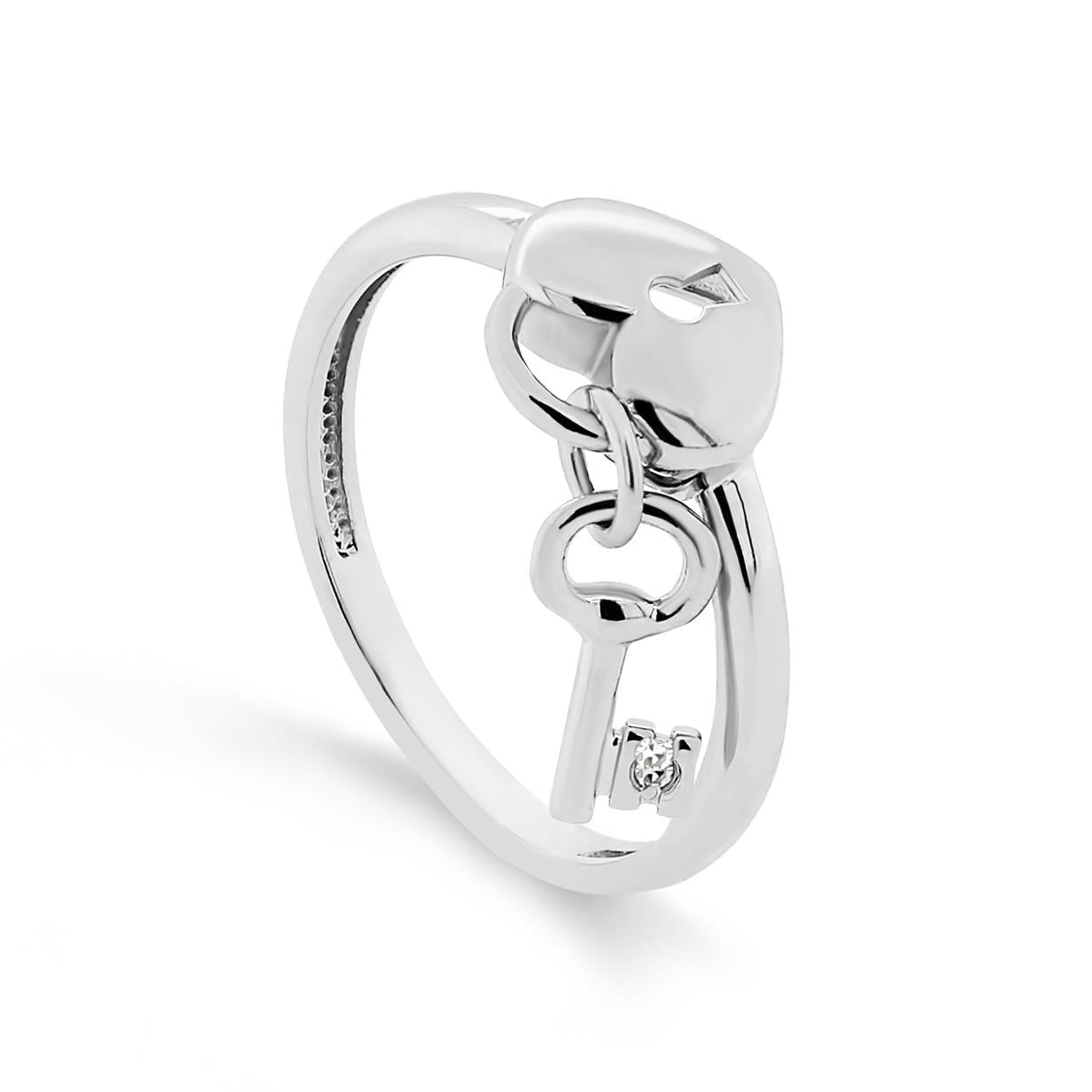 Ring entfessele mein Herz mit Diamant