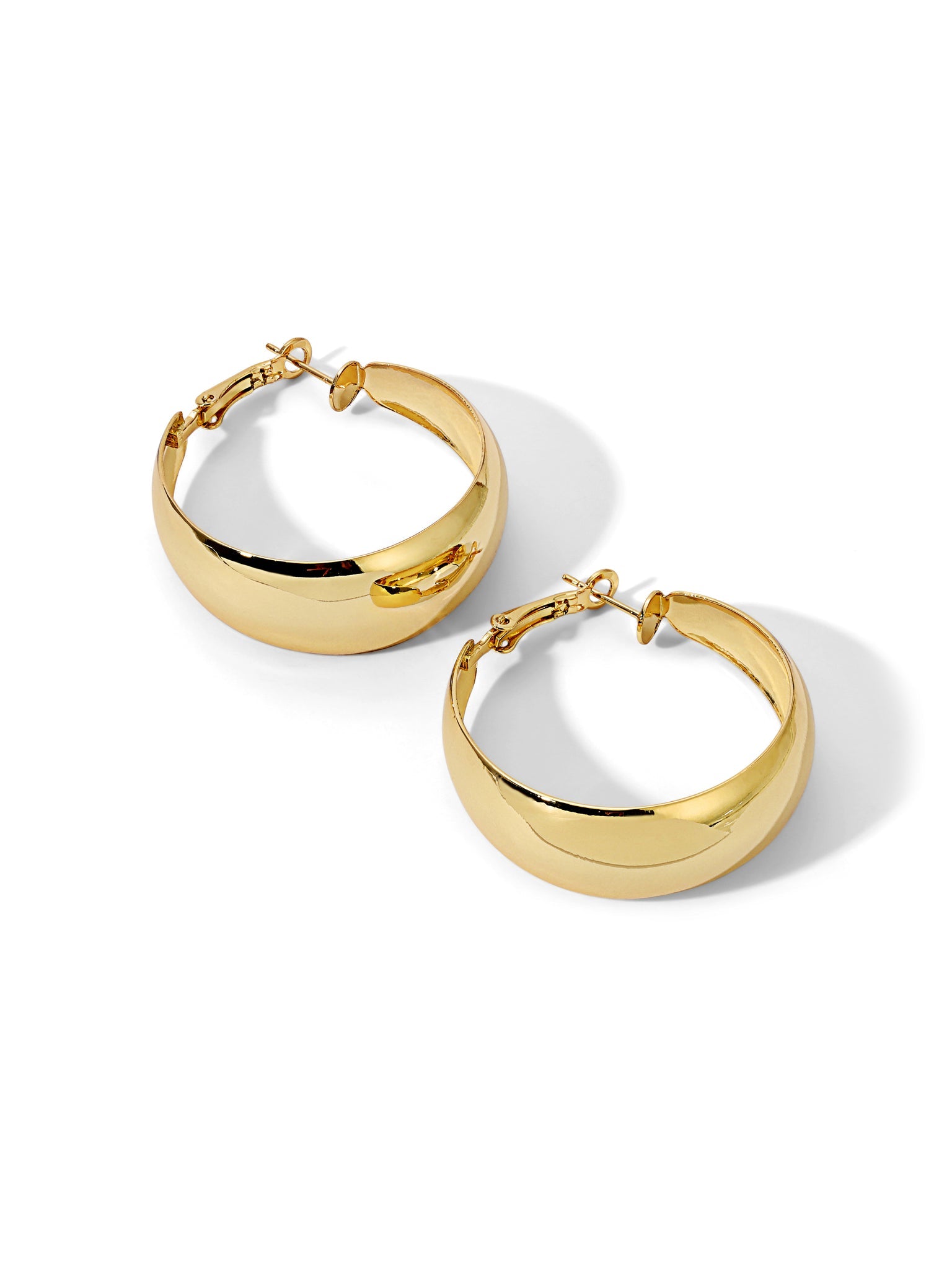 The Luna Hoop Earrings - Gold