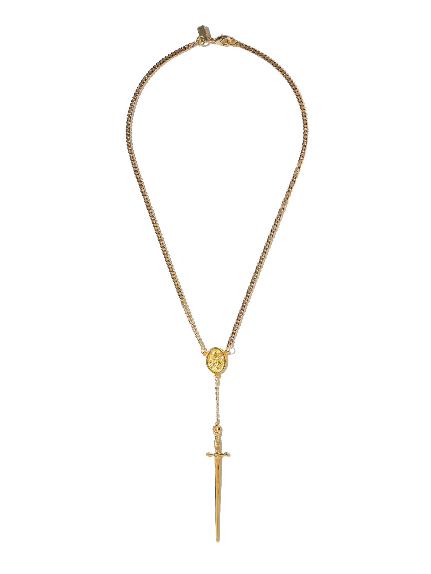 The Amparo Rosary Necklace - Gold