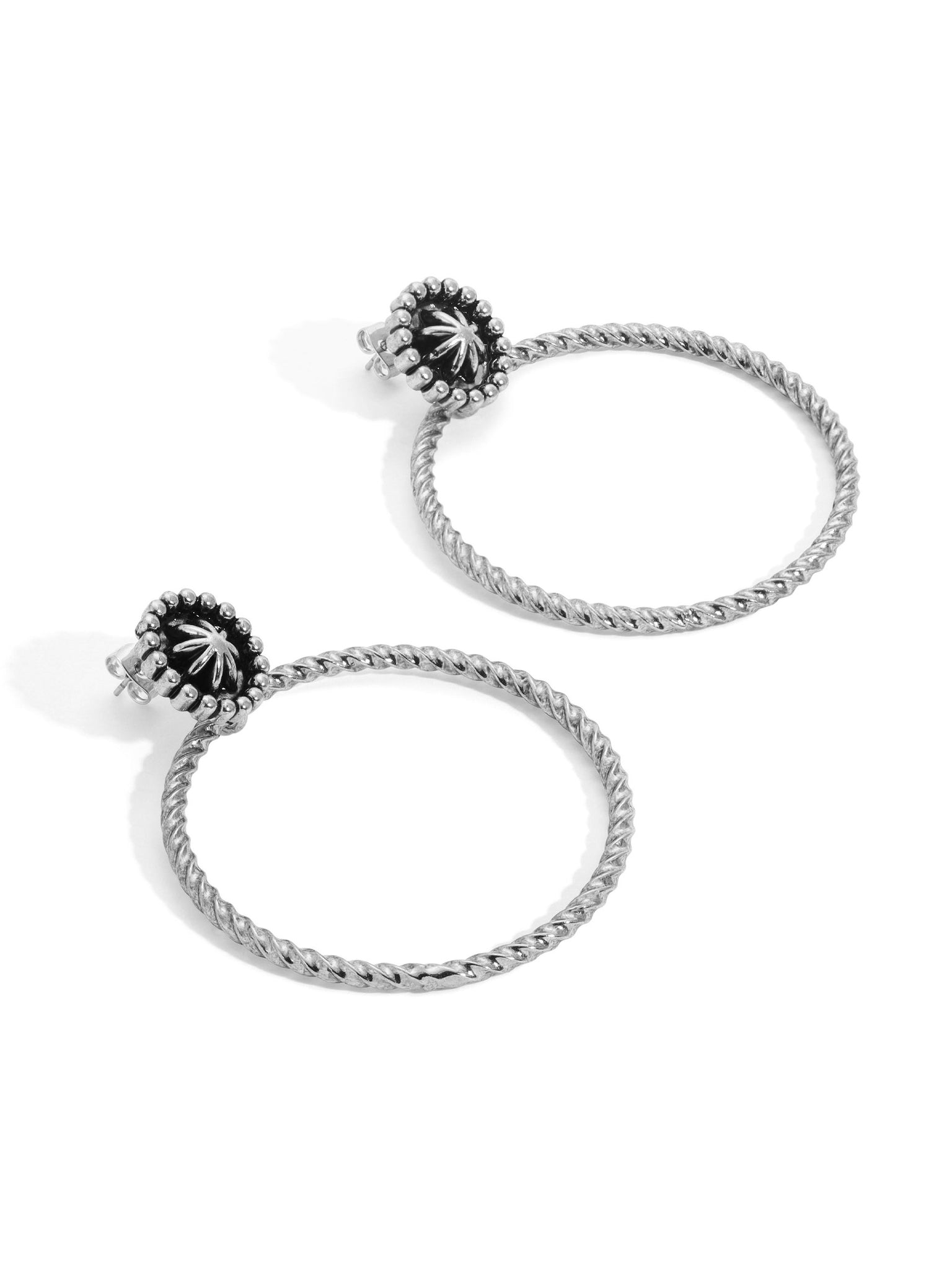 The Drea Hoop Earrings - Silver