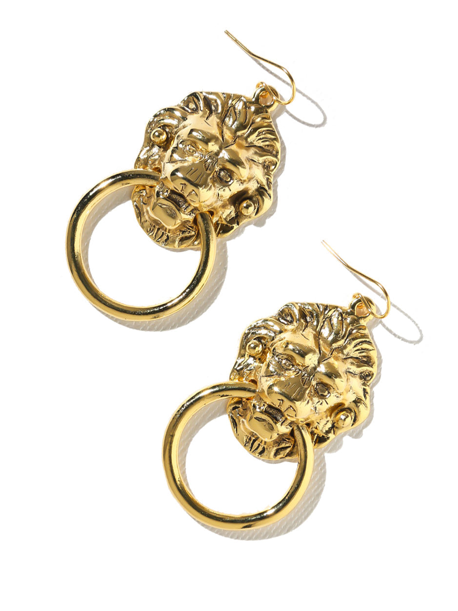 The Small Vandal Door Knocker Earrings